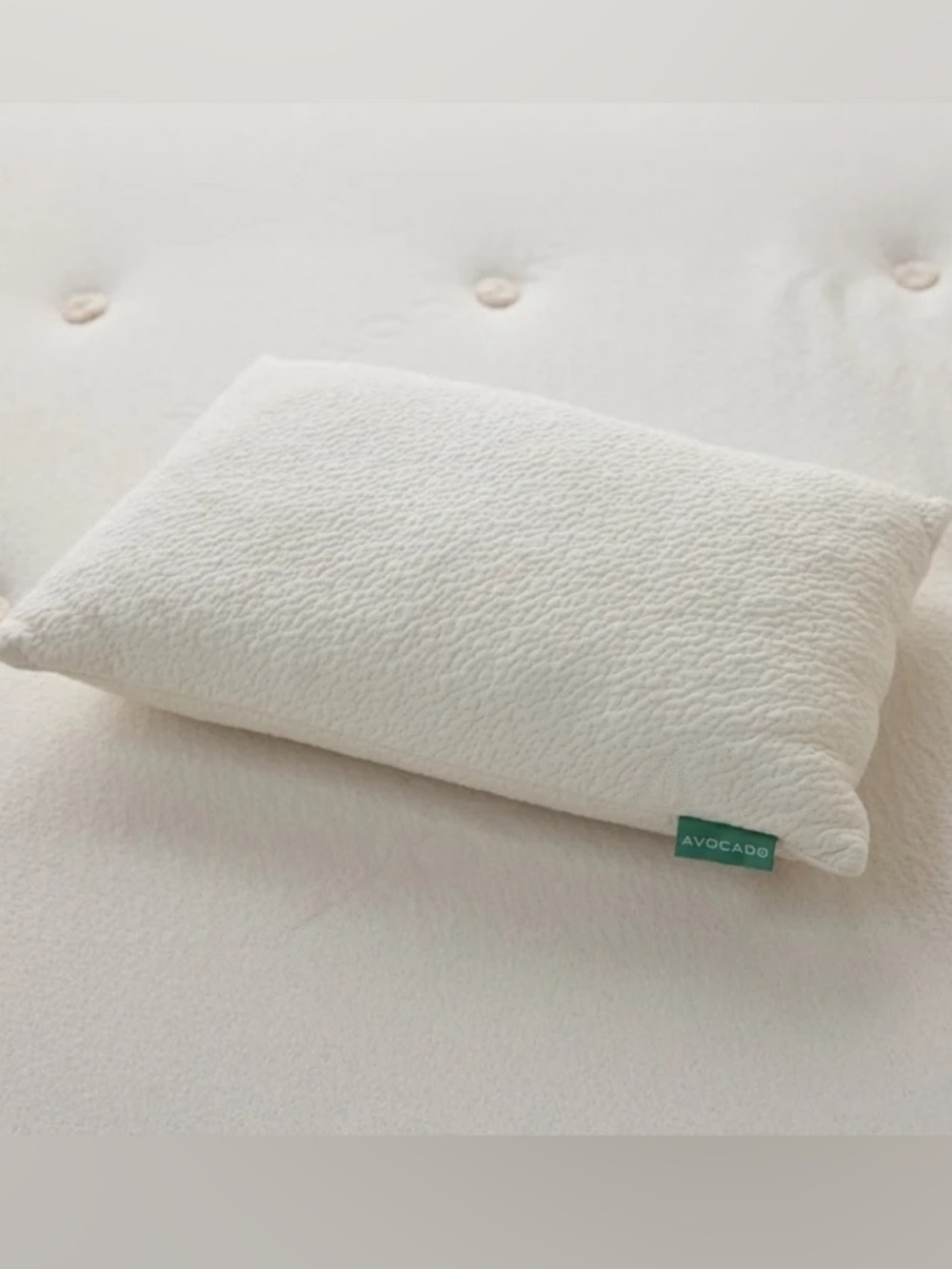 Avocado organic pillow queen size